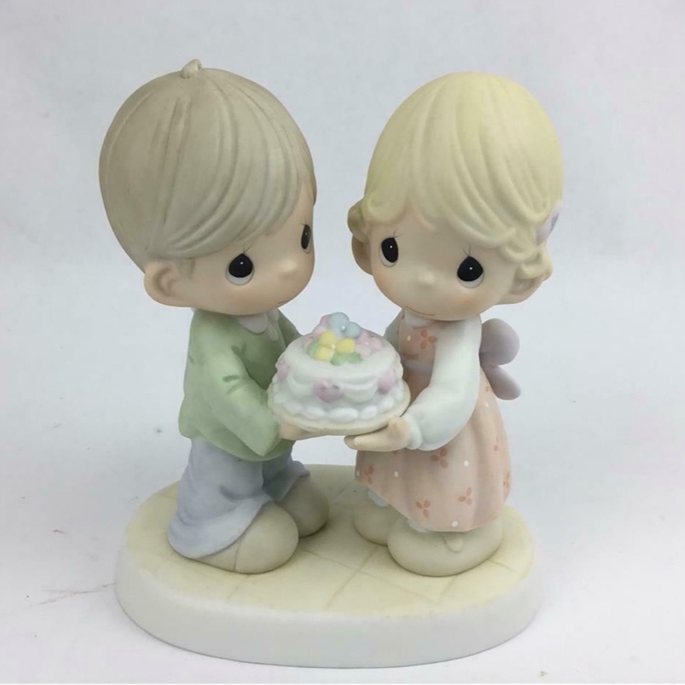Vtg 2003 Precious Moments Happy Birthday to our Love 114021 vintage